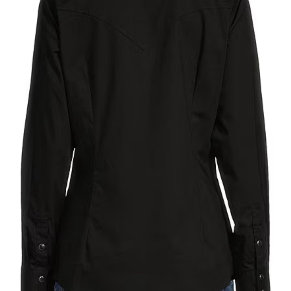 Wrangler Women's Black Button Down Shirt